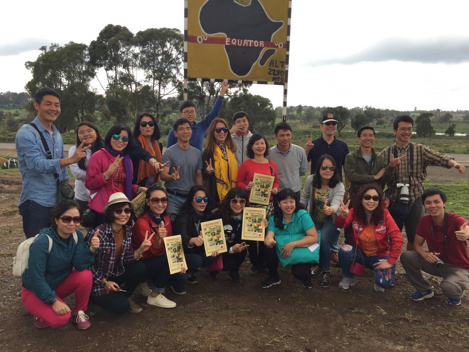 Vị trí đường xích đạo trên đất nước Kenya